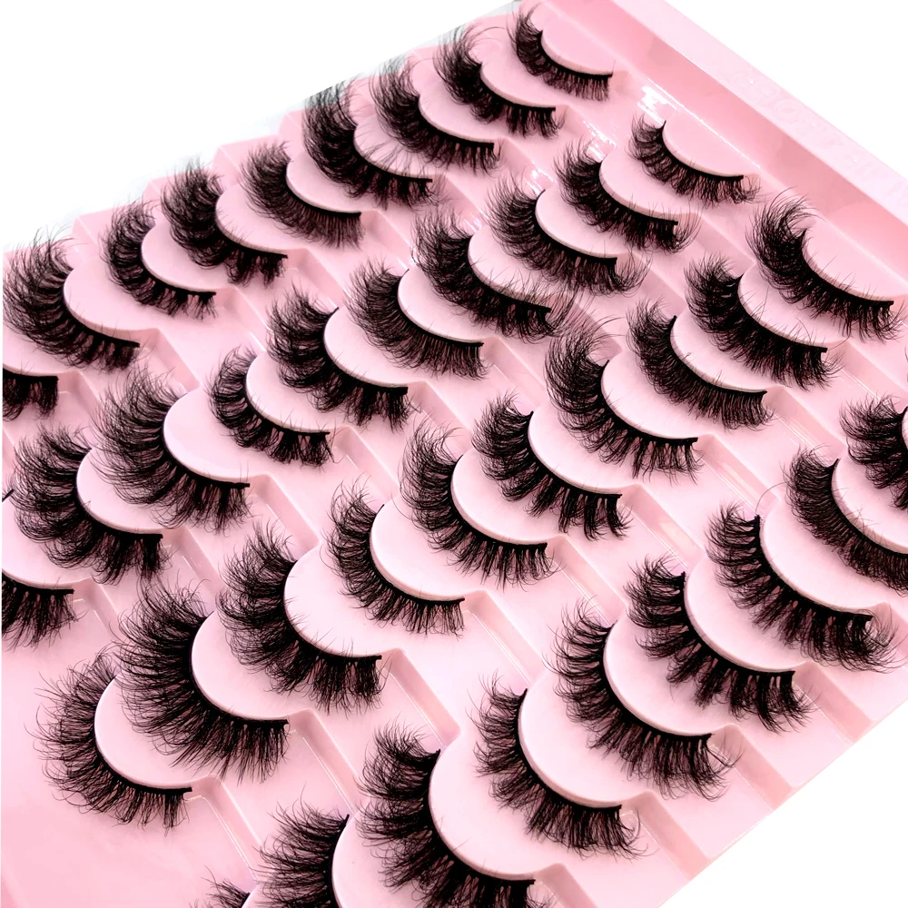Neu: 20 Paar Natürliche Dicke  – Eyelash Extension For Asian Eyes Bewertung und Preis