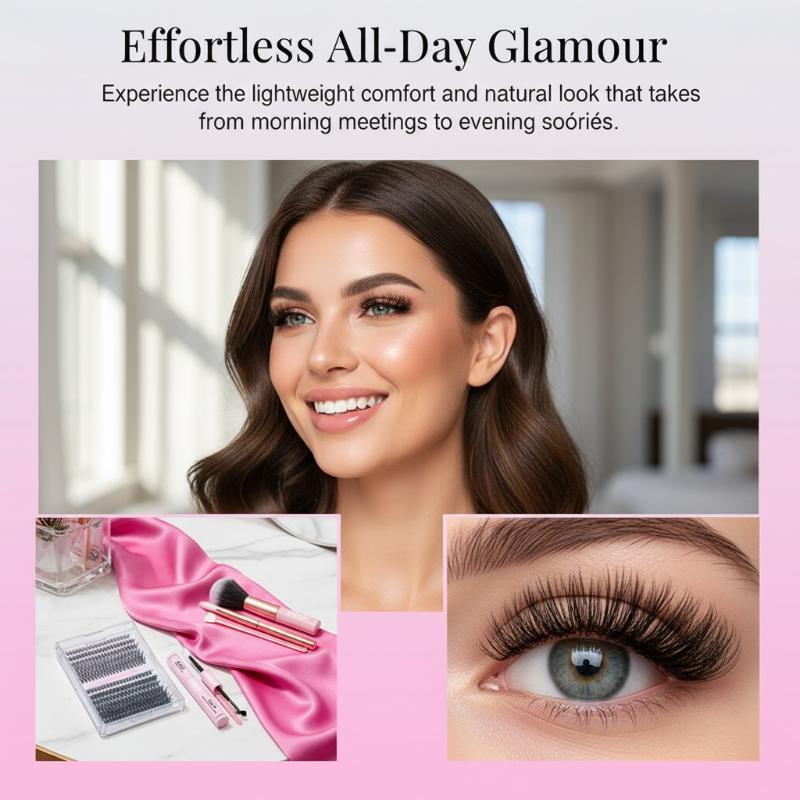 240-teiliges DIY-Set Cluster-W – Eyelash Extension Russian Bewertung und Preis