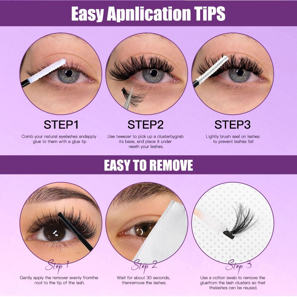 Natürlich aussehende falsche W – Eyelash Extension Look Bewertung und Preis