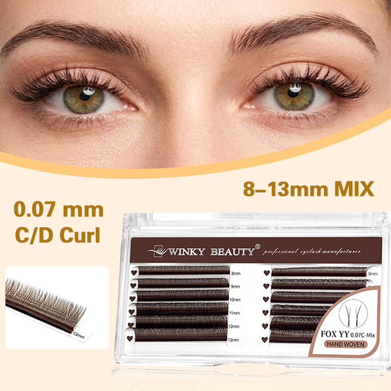 Winky Beauty Brown Fox Yy Lash – Eyelash Extension Human Hair Bewertung und Preis