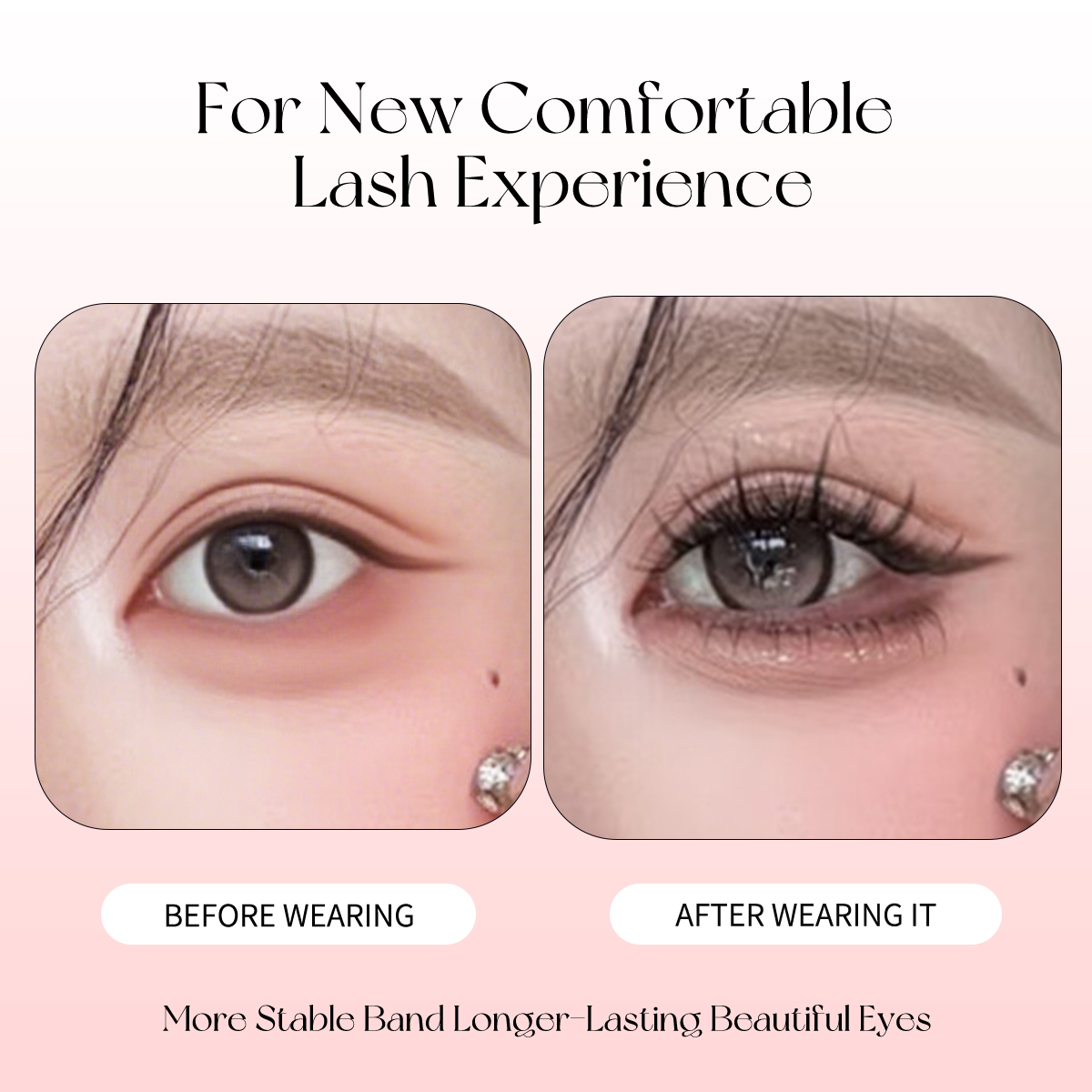 Einfache aufsteckbare Wimpernc – Eyelash Extension Human Hair Bewertung und Preis