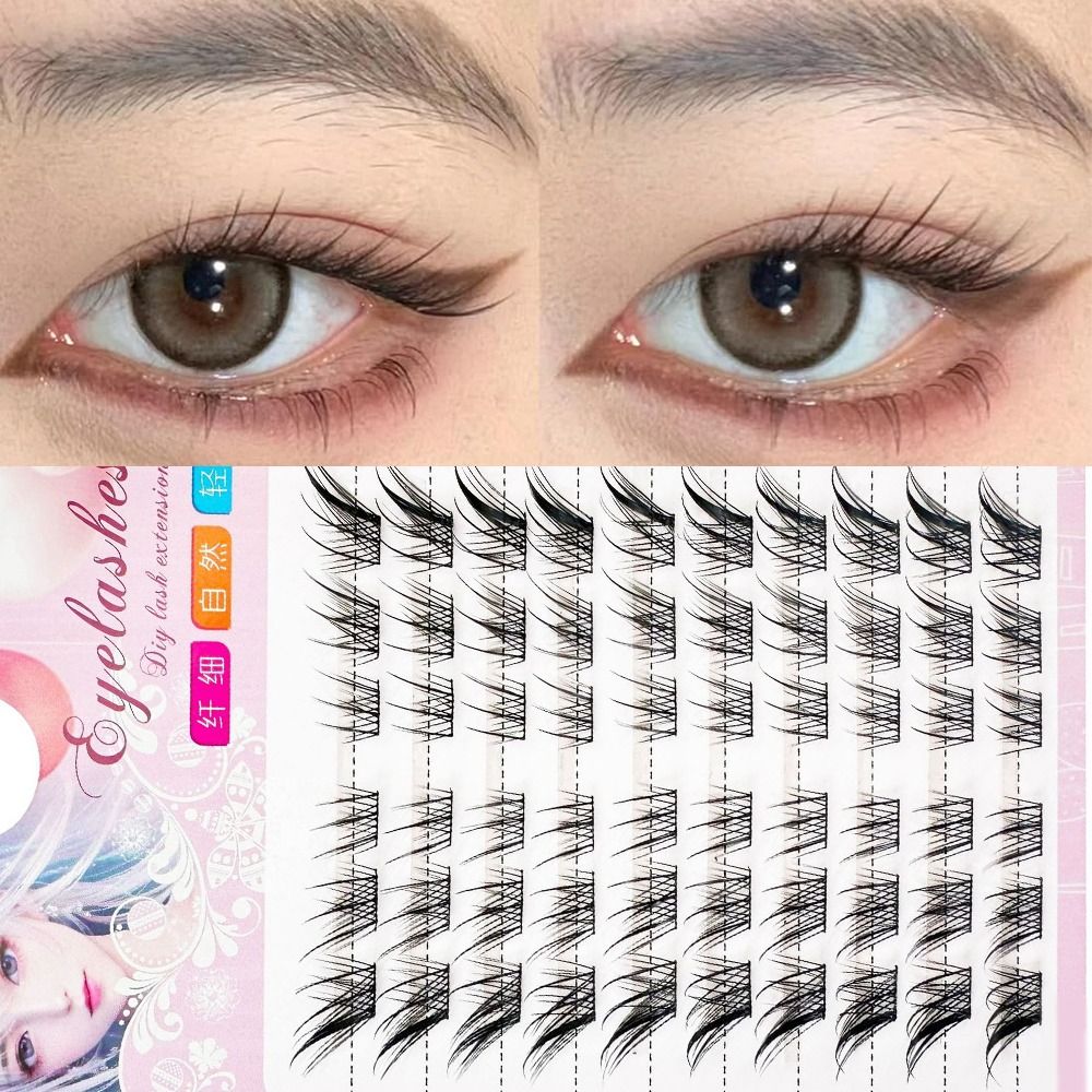 3D Cat Eye Clusters Wimpern Na – Eyelash Extension For Asian Eyes Bewertung und Preis